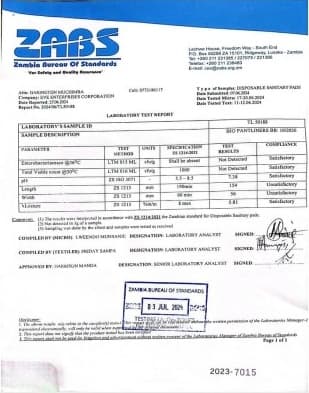ZABS Laboratory Report